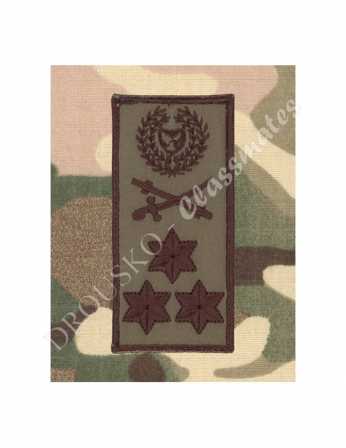 Embroidered Army Velcro Badge - Lieutenant General